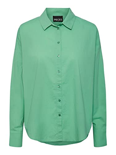 PIECES Damen Pctanne Loose Shirt Noos Bc Bluse, Absinthe Green, S EU von PIECES