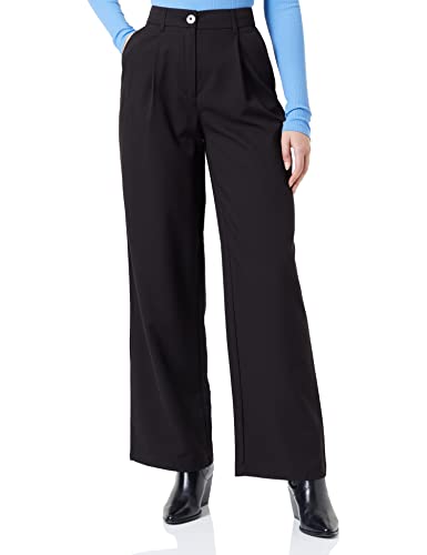 PIECES Damen Pcthelma Hw Pants Noos Hose, Schwarz, L EU von PIECES