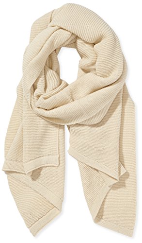 PIECES Damen Schal BILLI SCARF NOOS, Einfarbig, Gr. One size, Beige(Whitecap Gray) von PIECES