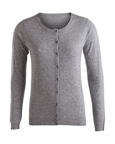 PIECES Damen Strickjacke PCRIVER LS Cardigan AIR NOOS, Gr. 38 (Herstellergröße: M), Grau (Light Grey Melange) von PIECES