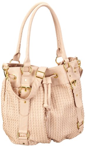 PIECES Farren Tighten Bag 17035573, Damen Umhängetaschen, Rosa (Vintage Rose), 34x29x21 cm (B x H x T) von PIECES