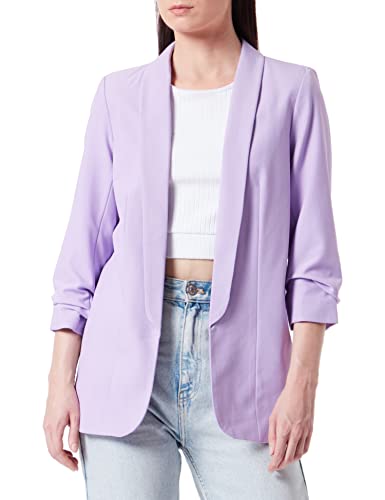 PIECES Damen Pcbosella 3/4 Blazer Noos, Purple Rose, XS von PIECES