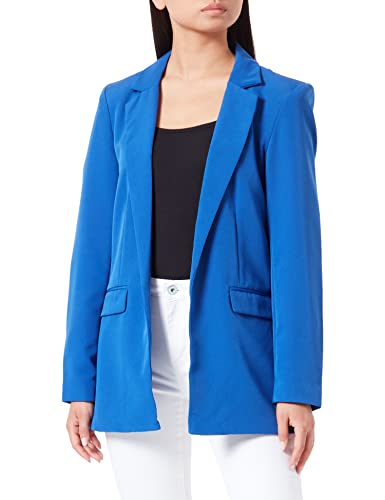 PIECES Damen Pcbozzy Ls Loose Blazer Noos Bc Klassischer Blazer, Mazarine Blue,M PIECES Damen Pcbozzy Ls Loose Blazer Noos Bc Klassischer Blazer, Mazarine Blue,M von PIECES