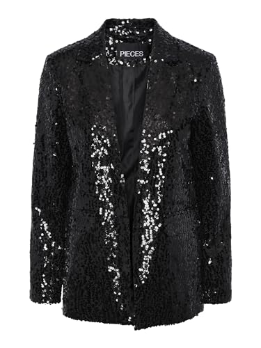 PIECES Damen Pcbossy Sequin Blazer von PIECES