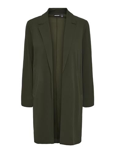 Pieces Damen Pcnula Ls Blazer Noos, Forest Night ,L von PIECES