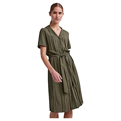 PIECES Women's PCOLIVIA SS Dress NOOS BC Midikleid, Grape Leaf, S PIECES Women's PCOLIVIA SS Dress NOOS BC Midikleid, Grape Leaf, S von PIECES