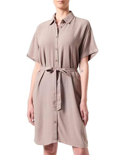 PCVINSTY SS Linen Shirt Dress NOOS von PIECES
