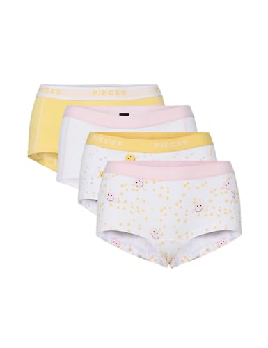 PIECES Female Boxershorts PCLOGO 4er-Pack von PIECES