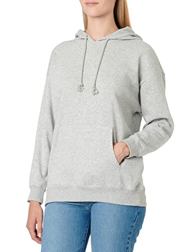 PIECES Damen Pcchilli Oversized Hoodie Noos Bc Kapuzenpullover, Light Grey Melange, L EU von PIECES