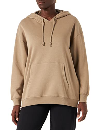 PIECES Damen Pcchilli Oversized Hoodie Noos Bc Kapuzenpullover, Silver Mink, M EU von PIECES