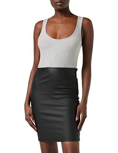 PIECES NOS Damen 17092820 Rock, per Pack Schwarz (Black Black), X-Small (Herstellergröße: XS) von PIECES