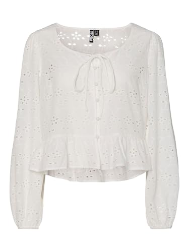 PIECES Female Oberteil PCFARMORINE Broderie Anglaise von PIECES