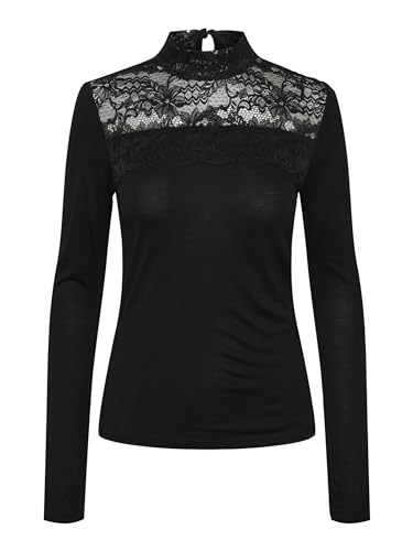 PIECES Pcmolly Ls High Neck Lace Top Bc PIECES Pcmolly Ls High Neck Lace Top Bc von PIECES