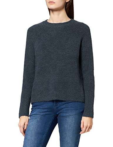 PIECES Damen Pcellen O-Neck Knit Noos Bc Pullover, Ombre Blue, XS EU von PIECES