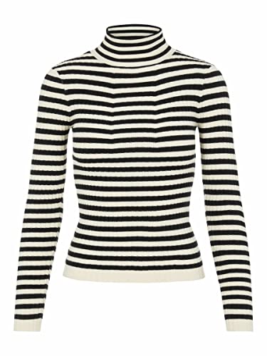 PIECES PCCRISTA LS ROLL Neck Knit NOOS BC von PIECES