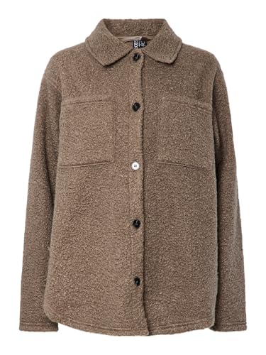 PIECES Female Shacket PCOLINE Teddyfleece von PIECES