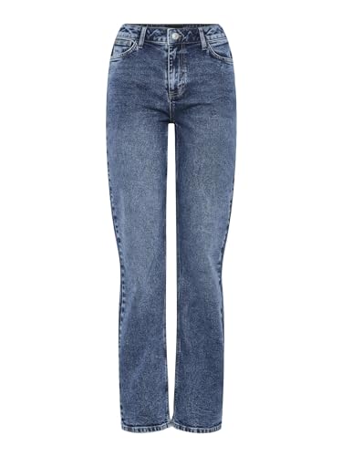 PIECES Pckelly Mw Straight Jeans Mb402 Noos von PIECES