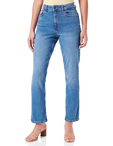 PIECES Damen Pcluna Straight Hw Mb57 Noos Bc, Medium Blue Denim, 28W / 32L PIECES Damen Pcluna Straight Hw Mb57 Noos Bc, Medium Blue Denim, 28W / 32L von PIECES