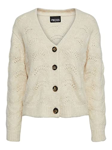 PIECES Pcbibbi Ls Knit Cardigan Noos Bc von PIECES