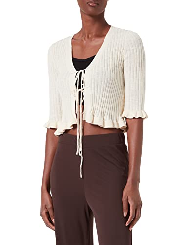 Pieces Damen Pcvella 2/4 Sleeve Knit Cardigan Strickjacke, Buttercream, S EU Pieces Damen Pcvella 2/4 Sleeve Knit Cardigan Strickjacke, Buttercream, S EU von PIECES
