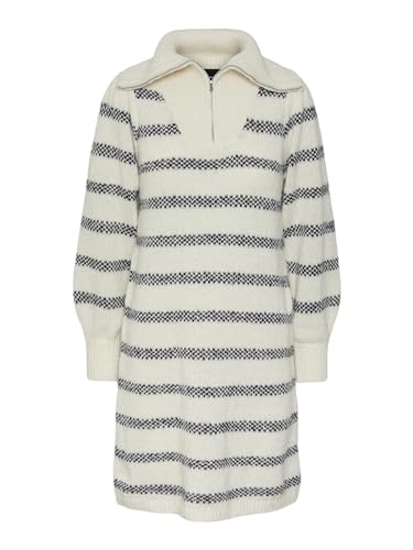 PIECES PCJADINE LS Half Zip Knit Dress BC von PIECES