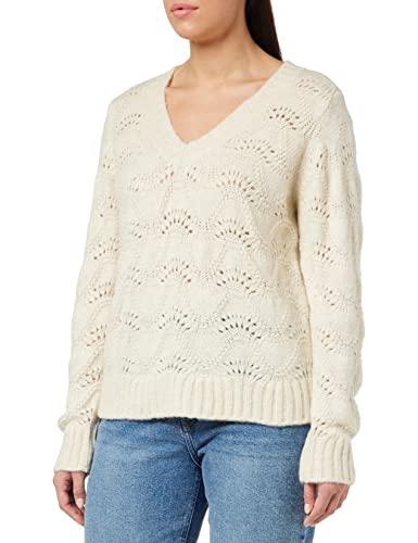 PIECES PCBIBBI LS V-Neck Knit NOOS BC von PIECES