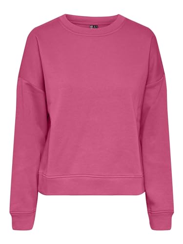 PIECES Female Sweatshirt PCCHILLI,Hot pink, L von PIECES