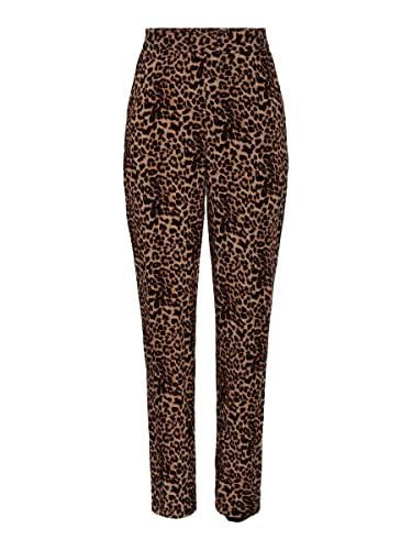 PIECES Damen Pcnya Mw Waist Pant Bf Bc Hose, Black/AOP:Leo, S EU PIECES Damen Pcnya Mw Waist Pant Bf Bc Hose, Black/AOP:Leo, S EU von PIECES