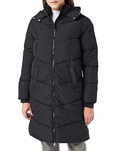 PIECES Damen Pcjamilla Long Puffer Jacket Noos Bc, Schwarz, S von PIECES