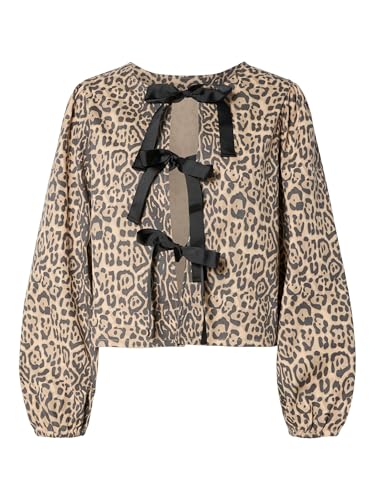 PIECES Female Wendbares Top PCFIA LEOPRINT von PIECES
