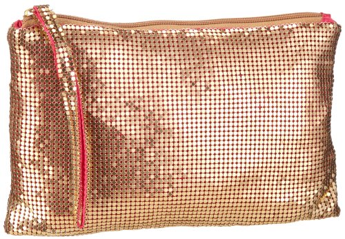 PIECES Filippa Clutch 17035571, Damen Clutches, Gold (Gold), 23x12x3,5 cm (B x H x T) von PIECES