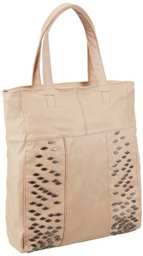 PIECES GEBA Bag 17045549, Damen Shopper, Elfenbein (Nude), 34x44x14 cm (B x H x T) von PIECES