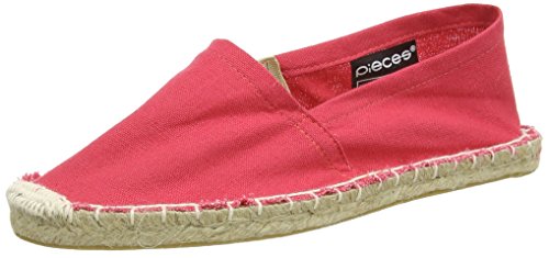 PIECES HAISHA Espadrillos, Damen Espadrilles, Pink (Persimmon), 38 EU von PIECES