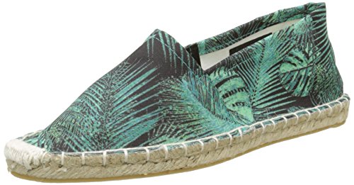 PIECES HAISHA Espadrillos Jungle, Damen Espadrilles, Mehrfarbig (Black), 37 EU von PIECES