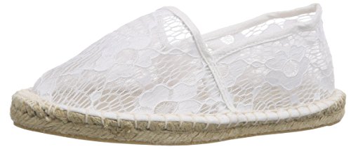 PIECES HAISHA Espadrillos LACE White, Damen Espadrilles, Weiß (Bright White), 40 EU von PIECES