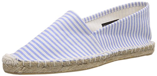 PIECES HAISHA Espadrillos Stripe Clear Blue, Damen Espadrilles, Mehrfarbig (Clear Blue), 39 EU von PIECES