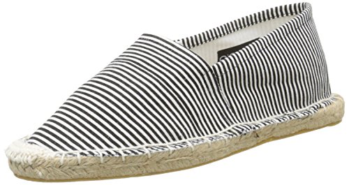 PIECES HAISHA Espadrillos Stripe New, Damen Espadrilles, Mehrfarbig (Black), 38 EU von PIECES