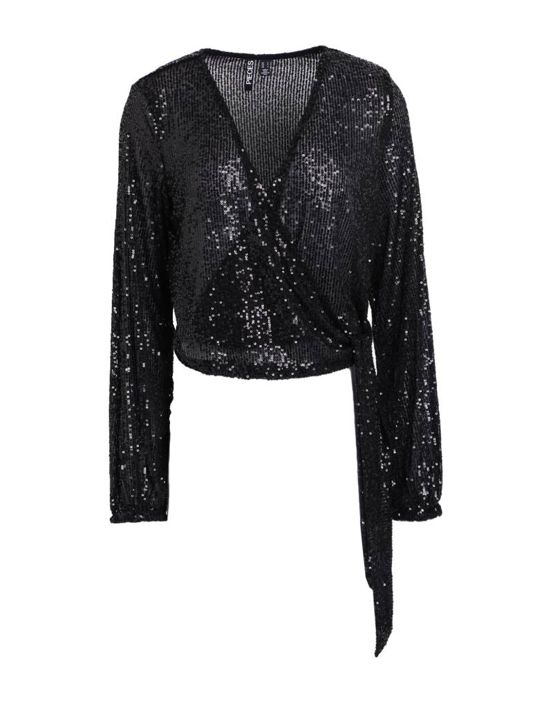 PIECES Top Damen Schwarz von PIECES
