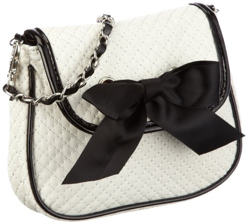 PIECES KIRA PARTYBAG WI11 17035157, Damen Abendtaschen, Weiss (Opt. White.), 19x16 cm (B x H x T) von PIECES