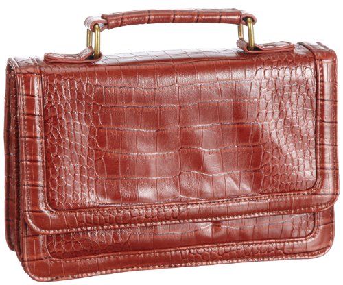 PIECES Kiel Shop 17042896, Damen Umhängetaschen, Rot (Burgundy), 27x18x7 cm (B x H x T) von PIECES
