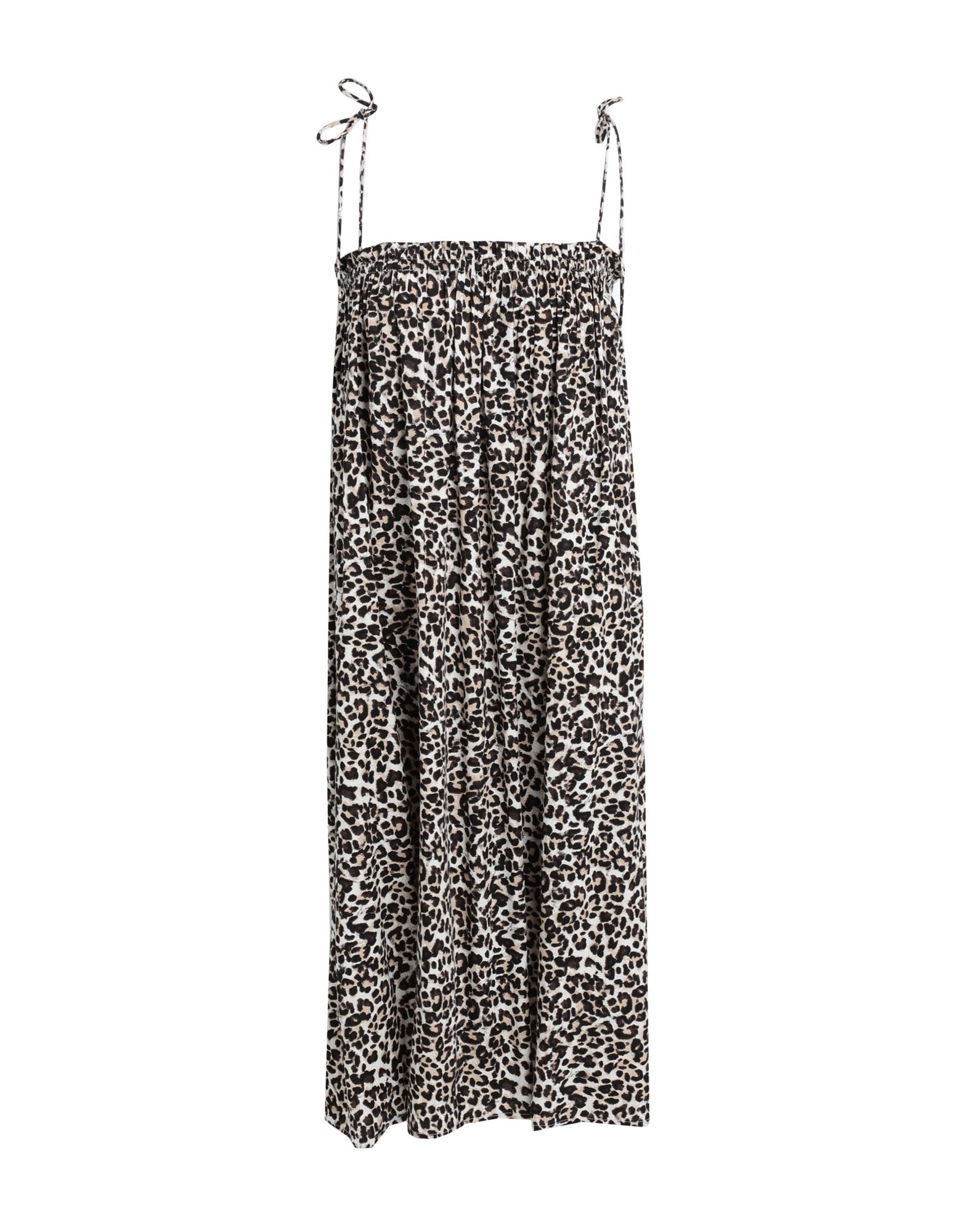 PIECES Midi-kleid Damen Braun PIECES Midi-kleid Damen Braun von PIECES