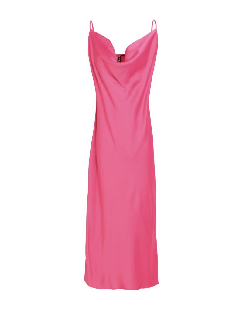 PIECES Midi-kleid Damen Fuchsia von PIECES