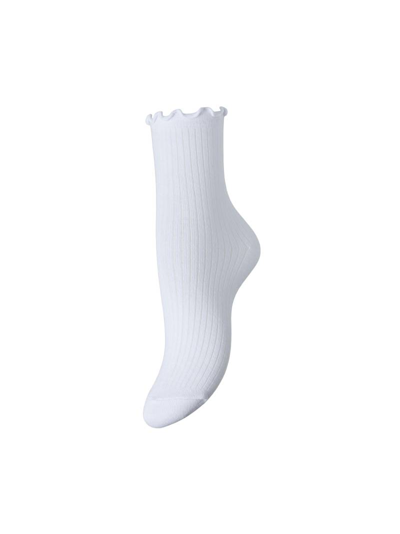 PIECES - PCAFIA SOCKS NOOS bright white von PIECES
