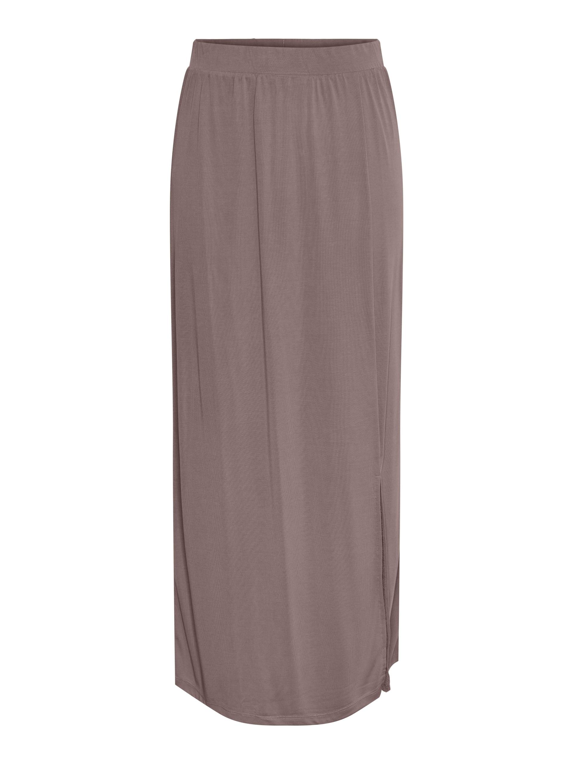 PIECES - PCANORA HW ANKLE SKIRT JRS NOOS BC coca mocha - Gr. - S von PIECES