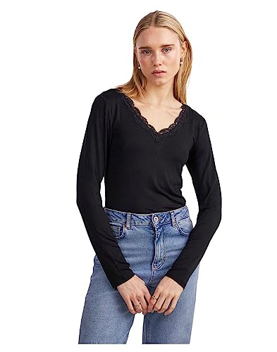 PIECES Pcbarbera Ls Lace Top Noos Bc PIECES Pcbarbera Ls Lace Top Noos Bc von PIECES
