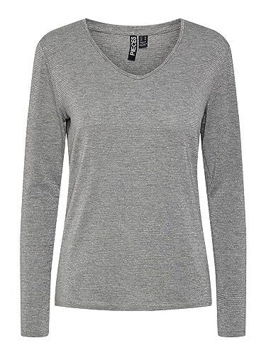 Bestseller A/S PCBILLO LS V-Neck Lurex Stripes NOOS FC Bestseller A/S PCBILLO LS V-Neck Lurex Stripes NOOS FC von PIECES