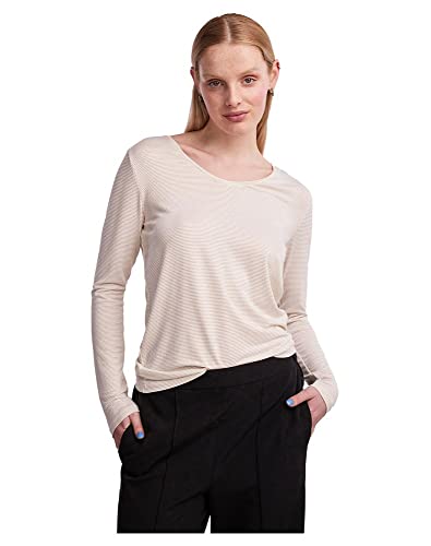 PIECES Pcbillo Ls V-Neck Lurex Stripes Noos von PIECES