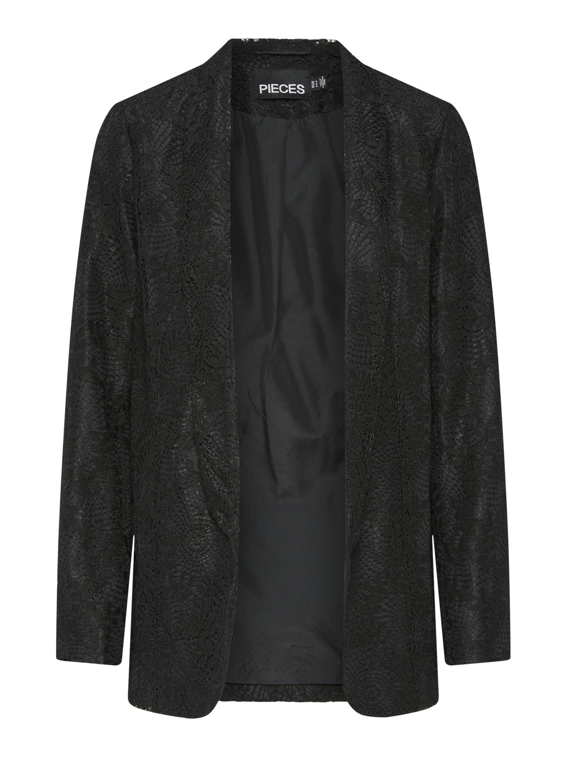 PIECES - PCBOSULLA LACE BLAZER black - Gr. - S von PIECES