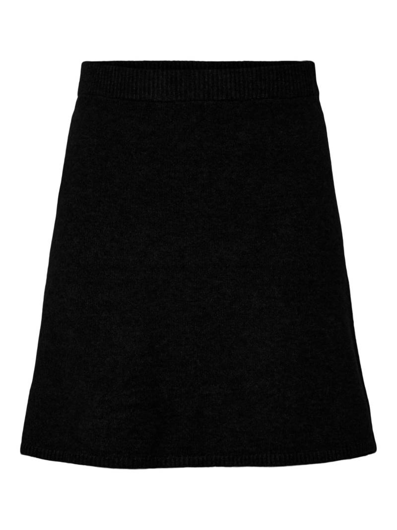 PIECES - PCJUNNA HW SHORT KNIT SKIRT BC black - Gr. - XS von PIECES