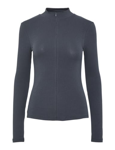 PIECES PCKITTE Zip LS T-Neck TOP NOOS BC von PIECES